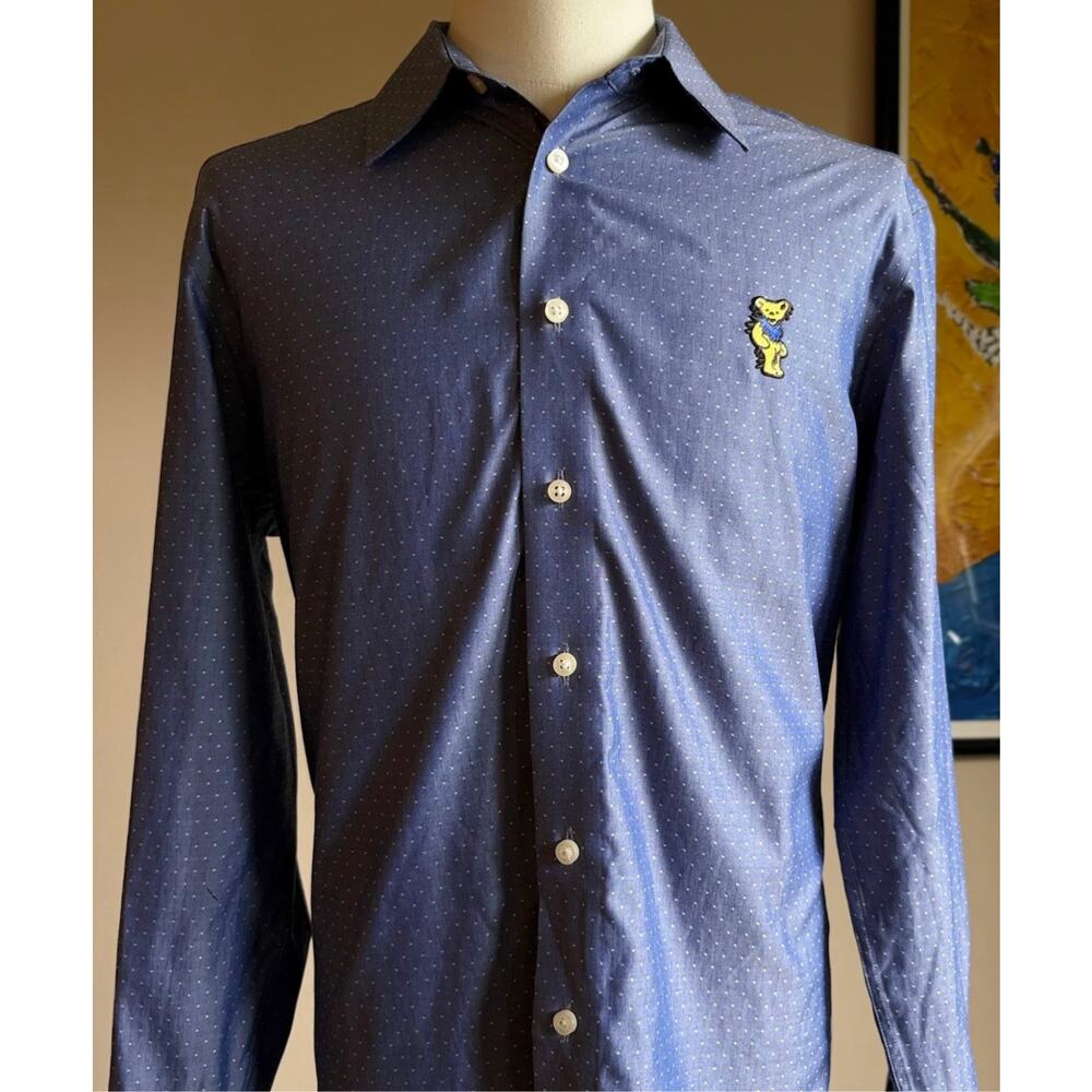 Grateful Dead Dancing Bear Egara Button Down (L) - image 4